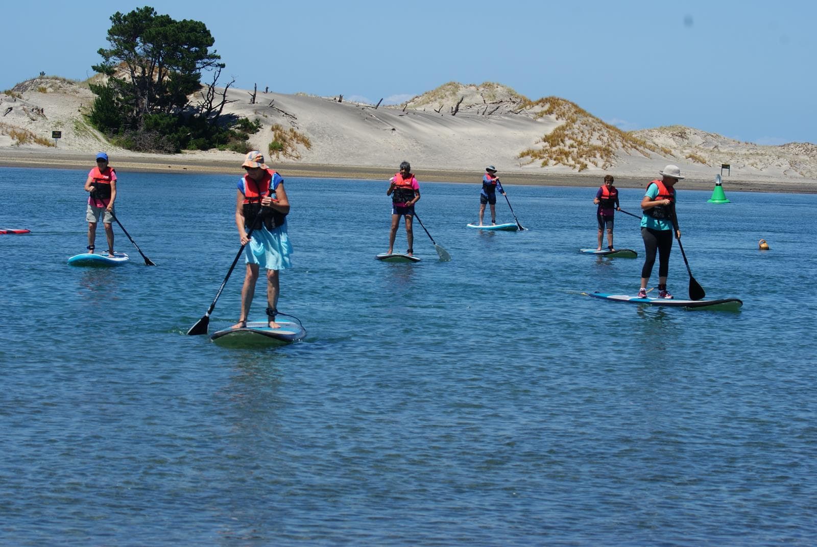 Stand Up Paddleboarding at Aotearoa Surf School, Mangawhai