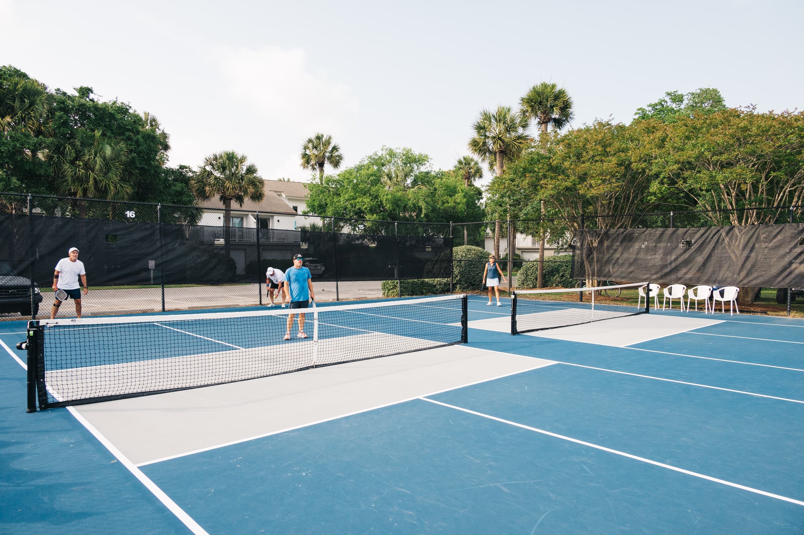 Morning Pickleball Play at Wild Dunes Resort, SC