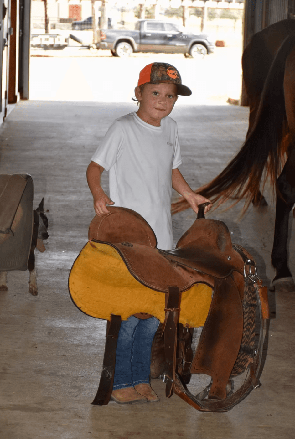 Tiny Trots: First Horseback Ride for Kids at Rockin' Star Ranch Brenham photo 2