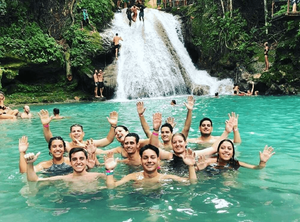 Cool Blue Hole Ocho Rios: Swim, Cliff-Dive & Rope-Swing in Jamaica