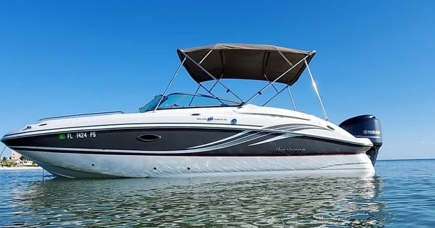 Explore Southwest Florida Waters: Rent the Hurricane Sundeck 24FT from RPM Rentals