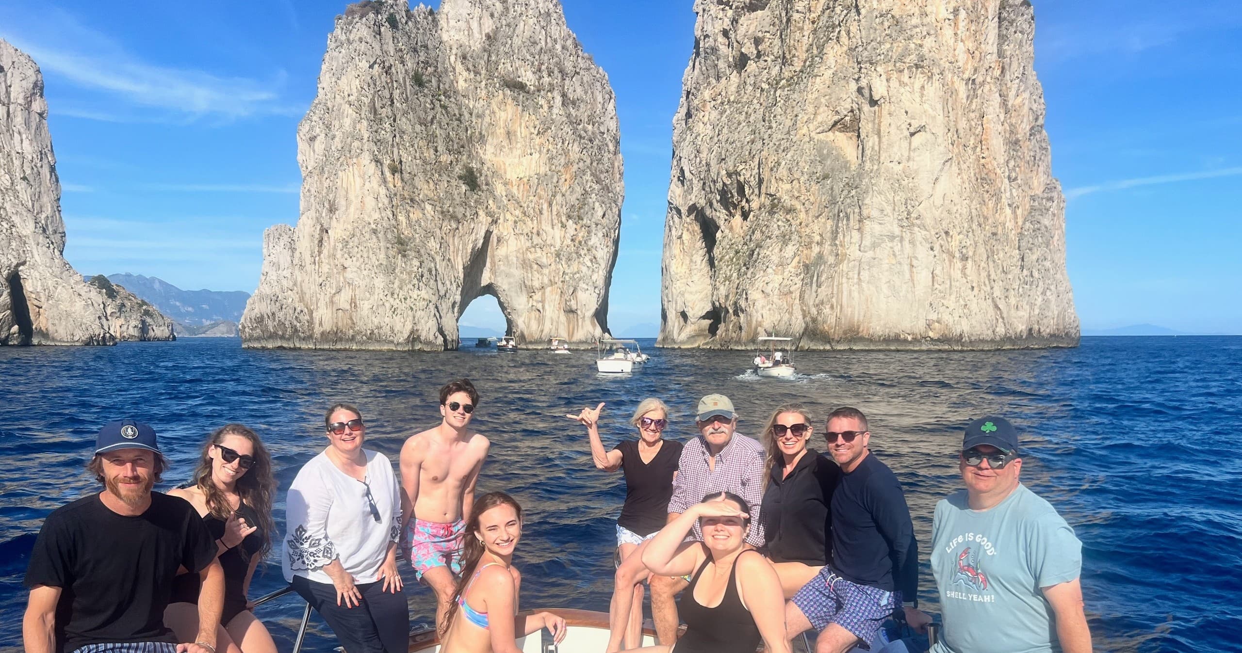 Water Activities: Capri Shared Boat Tour from Sorrento