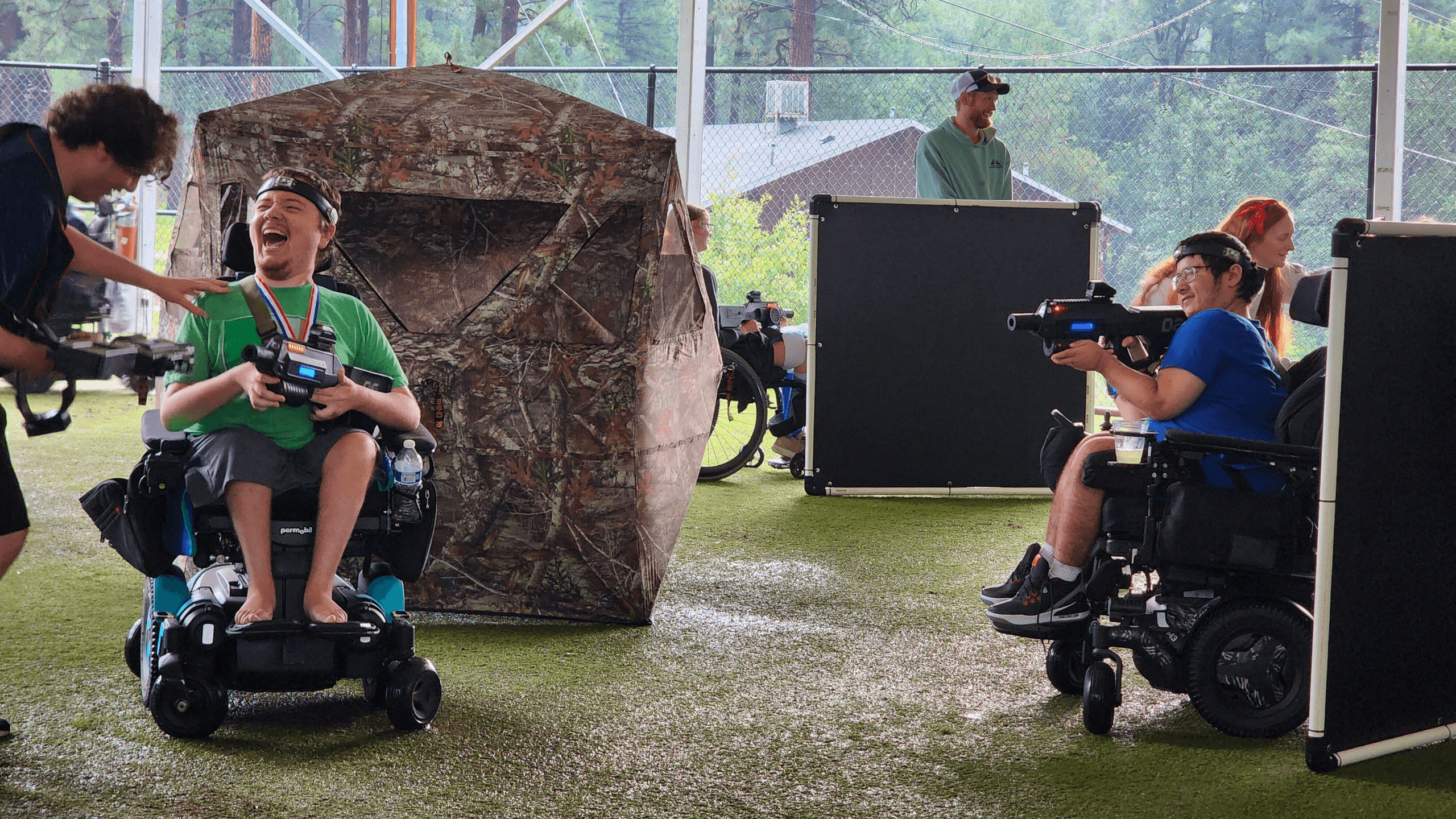 Mobile Tactical Laser Tag in Buckeye: Deluxe Inflatable Arena for Groups photo 4