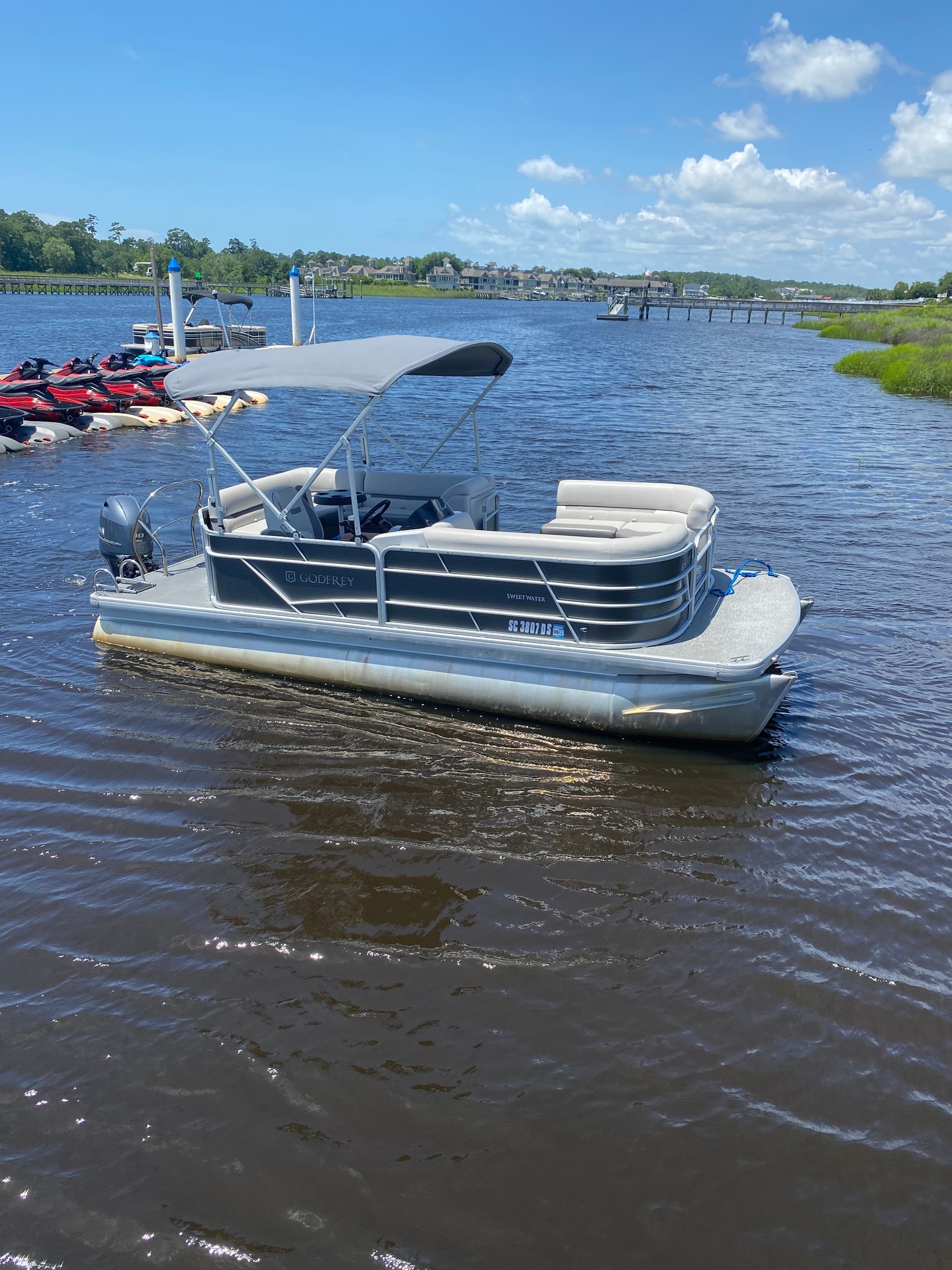 Roomy Pontoon Rentals on the Intracoastal: Day Trips from Little River photo 1