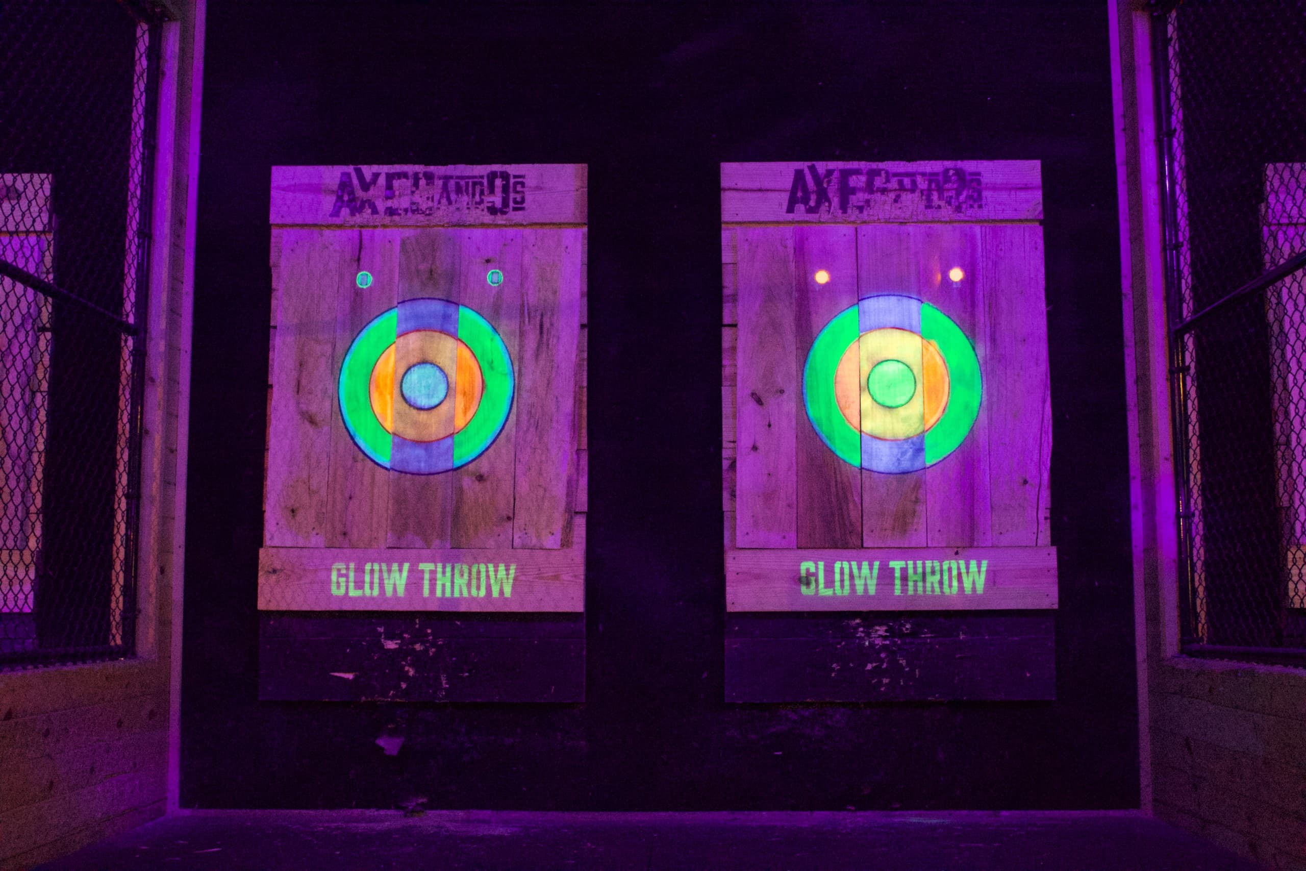 Nighttime Axe Throwing at Axes and O's