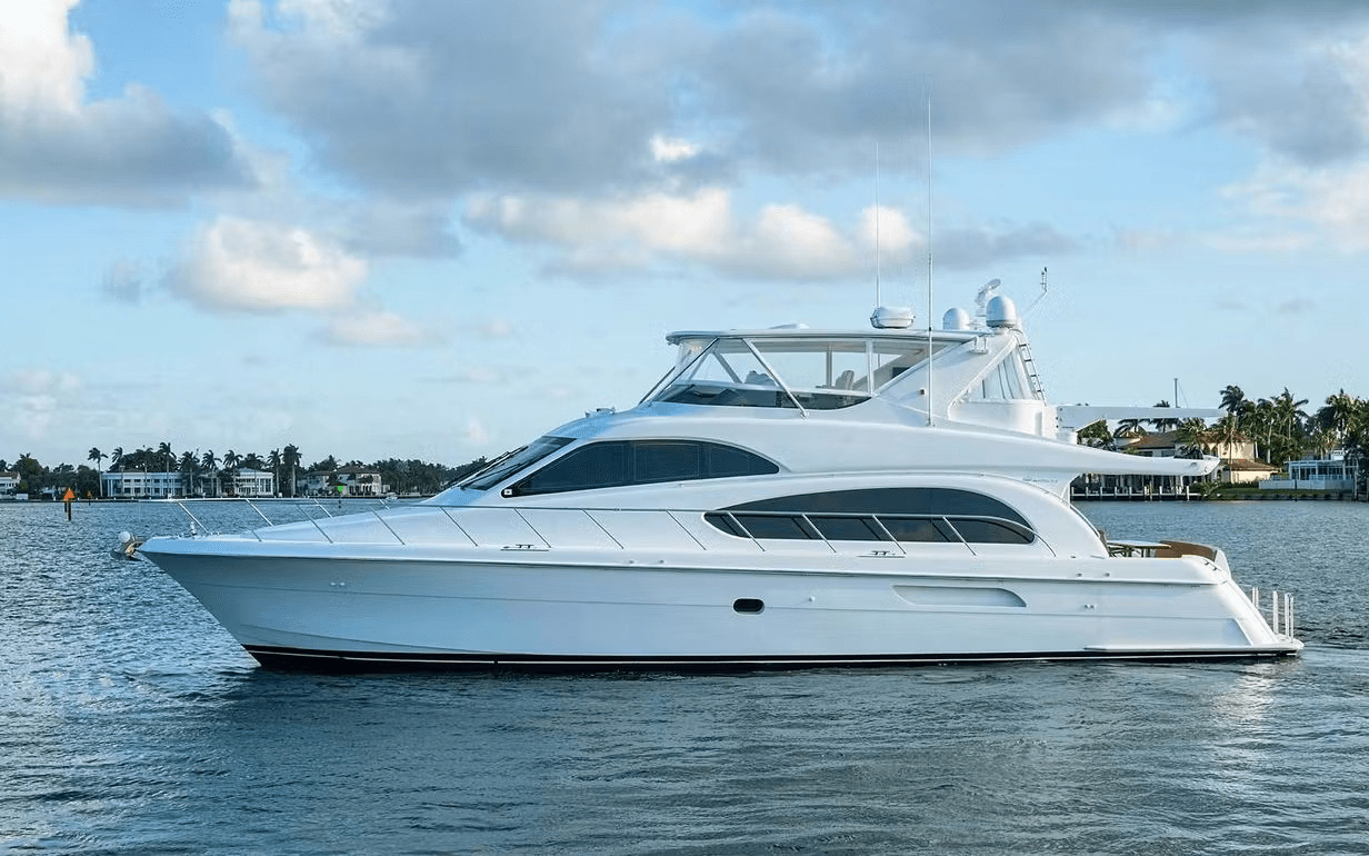 Luxury Yacht Rental on the 65' Hatteras in Marina del Rey