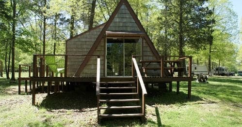 Cozy A-Frame Cabin Getaway in Caddo Gap, Arkansas
