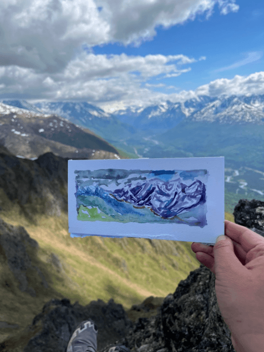 Outdoor Art Experience at Eklutna Lake with Revel Treks