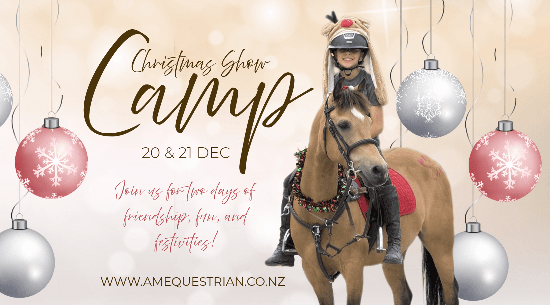 Christmas Pony Show Camp Near Queenstown: Two-Day Festive Riding Experience photo 1