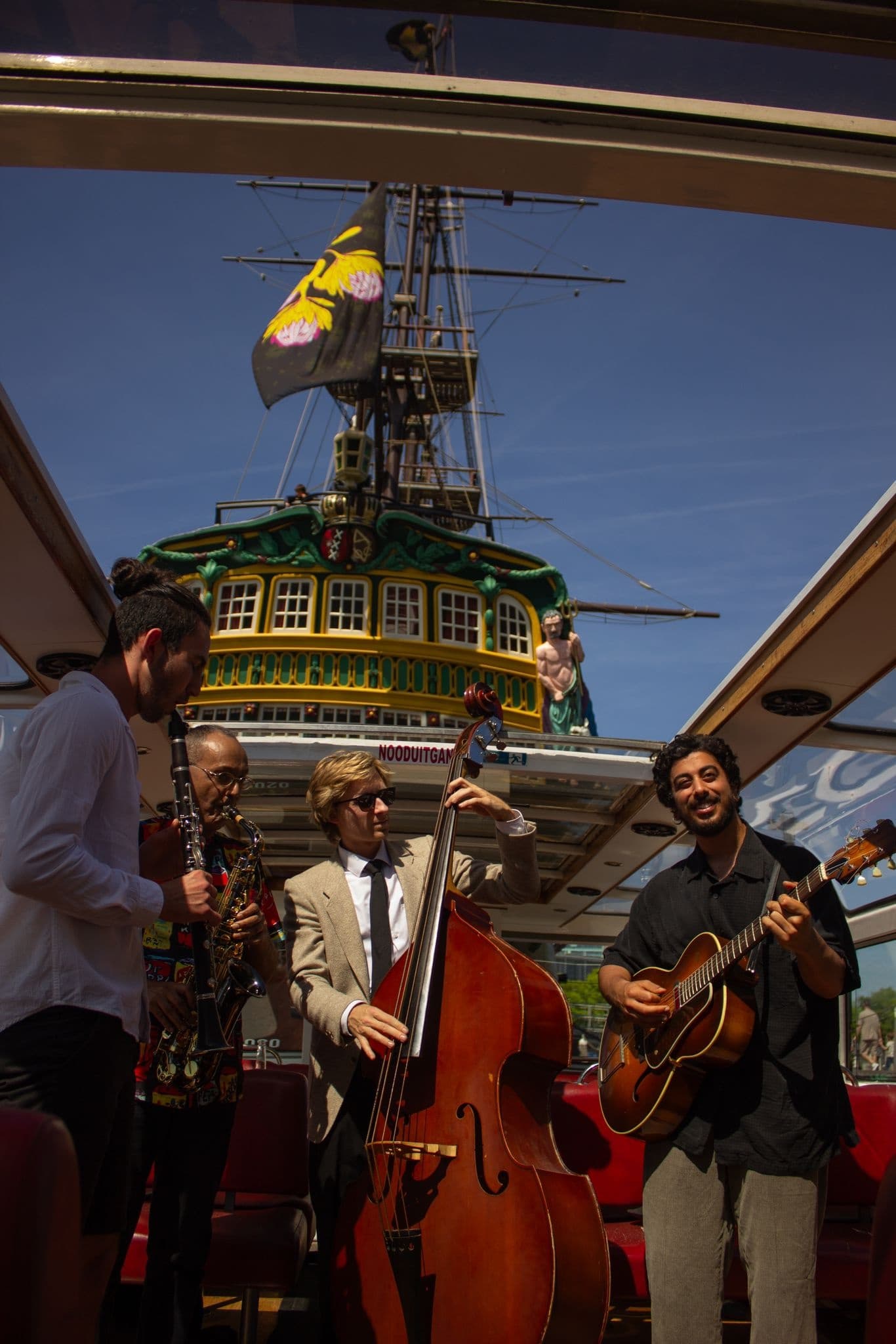 Water Activities: Jazz Canal Cruise with KINboat in Amsterdam