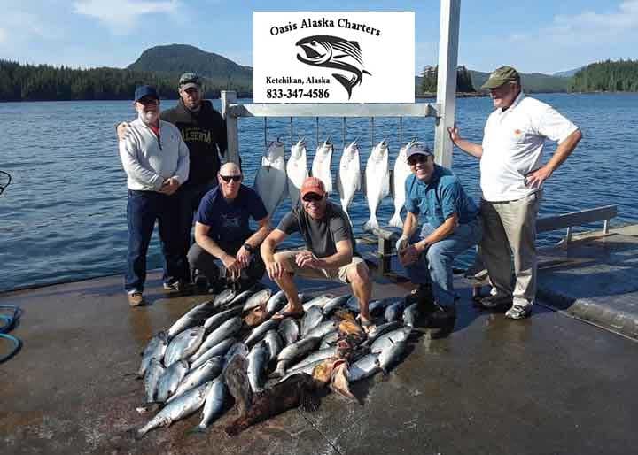 Full Day Salmon & Halibut Charters | Private in Ketchikan, Alaska