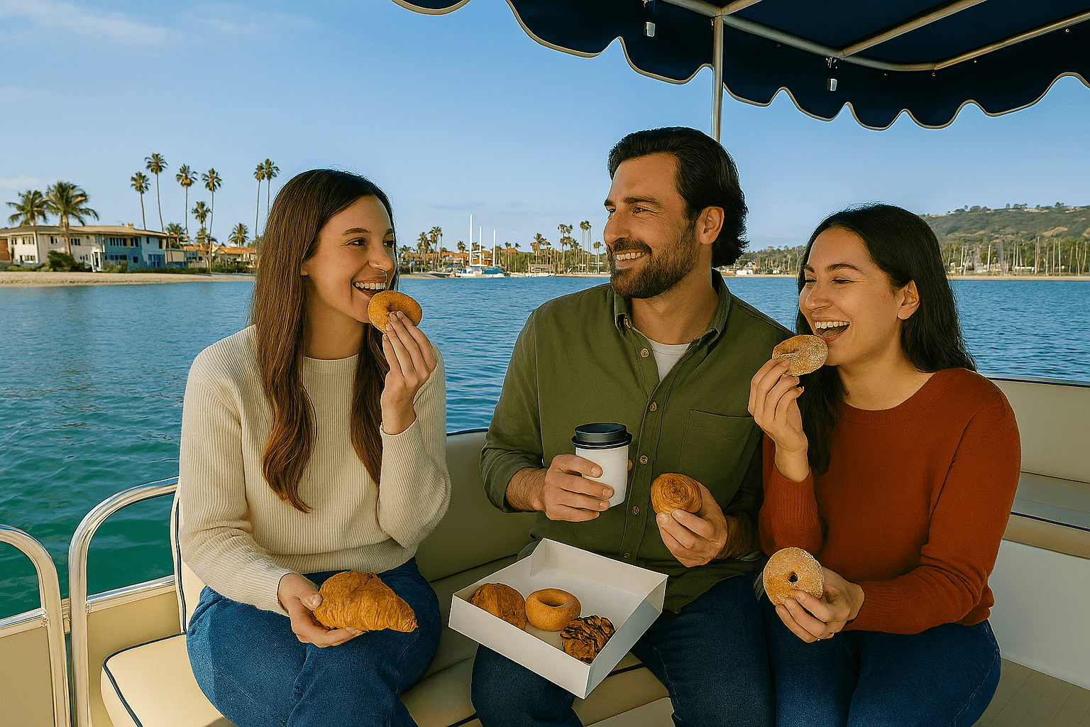 Duffy Boat Donuts: Glazed & Afloat Cruise on San Diego's Mission Bay photo 1