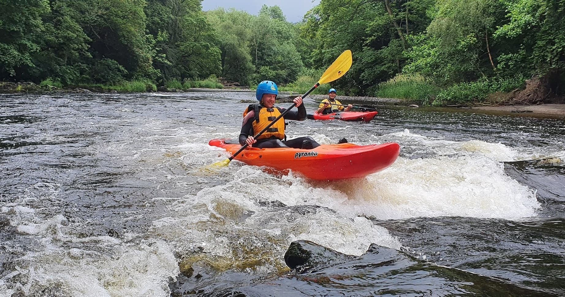 River Dee White Water Kayaking with TNR Outdoors