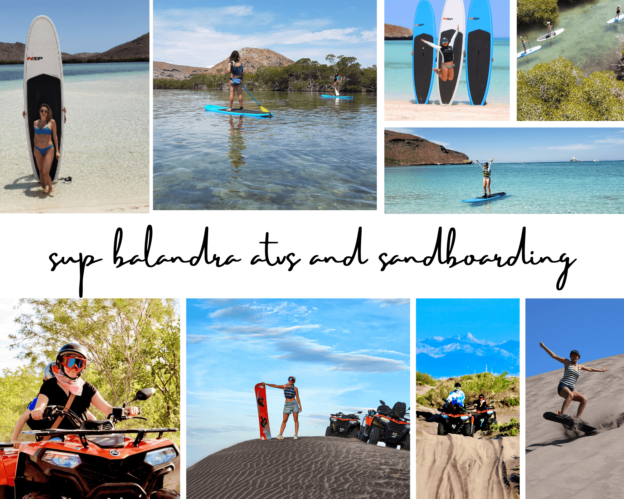 Water Adventures with SUP Balandra and ATV Tours in Baja