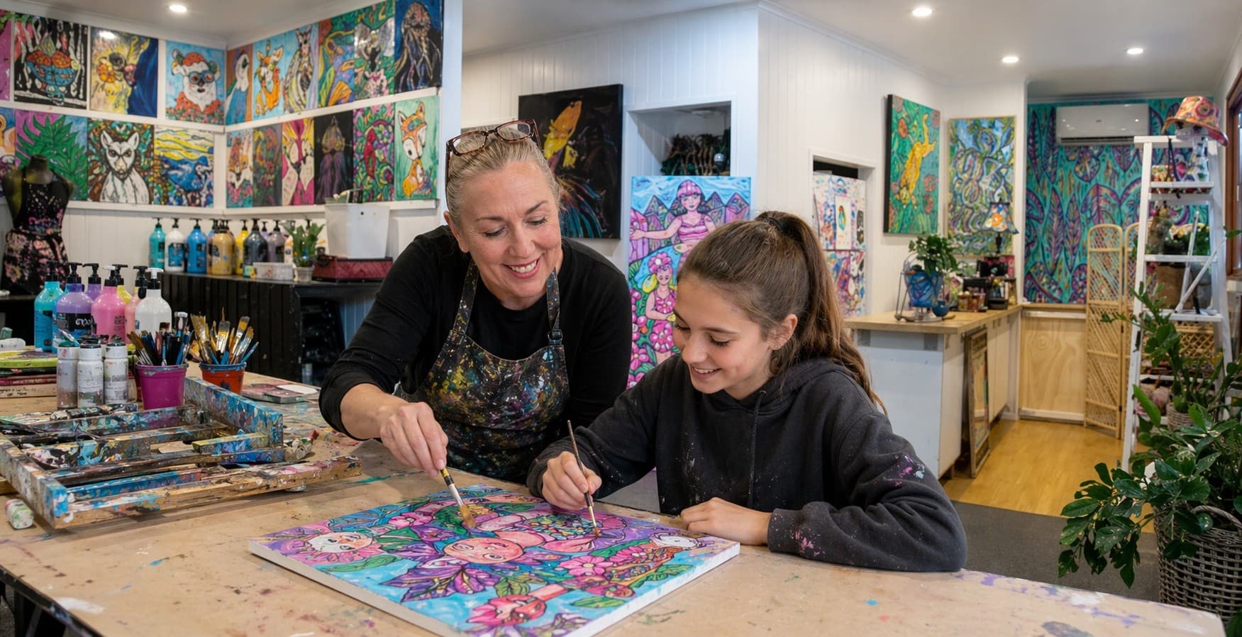 Kids After-School Painting Class in Annerley — 10-Week Program at Annerley Studio photo 3