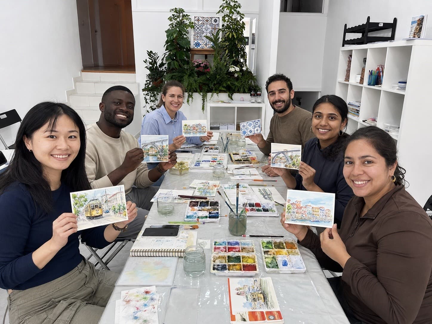 Paint a Porto Postcard: Watercolor Workshop & Port Wine at Porto Alchemy