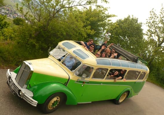 Vintage Bus Tour with Fernando Schüber in Freiburg