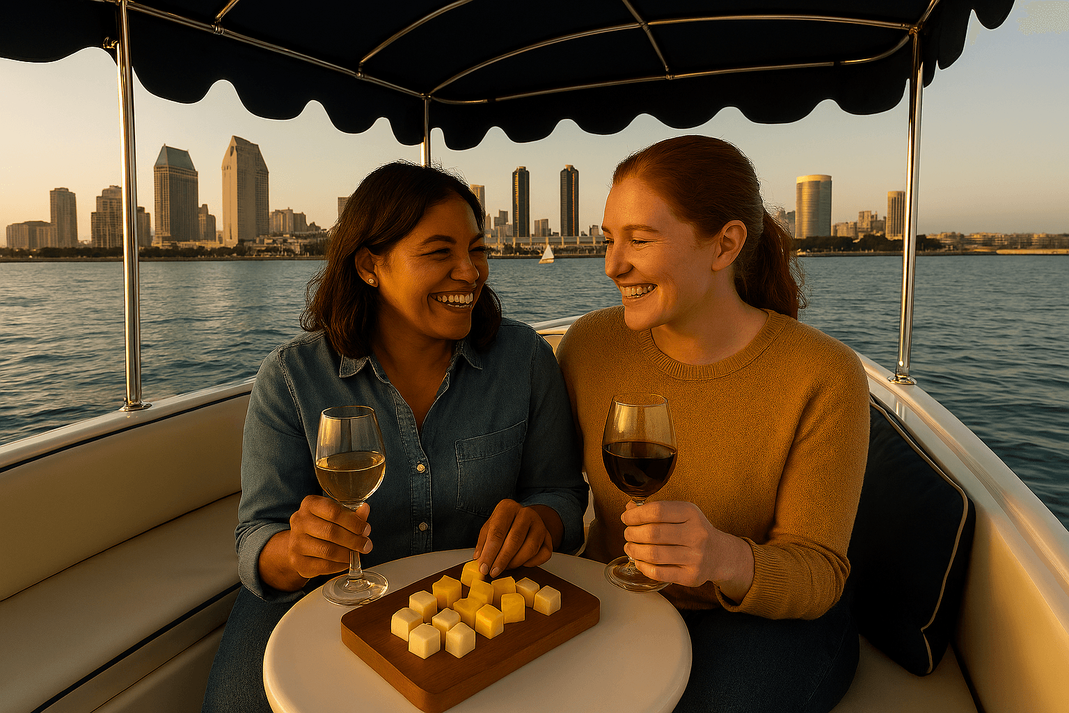 San Diego Bay Sip & Savor Cruise: Private Wine and Cheese Harbor Experience photo 3
