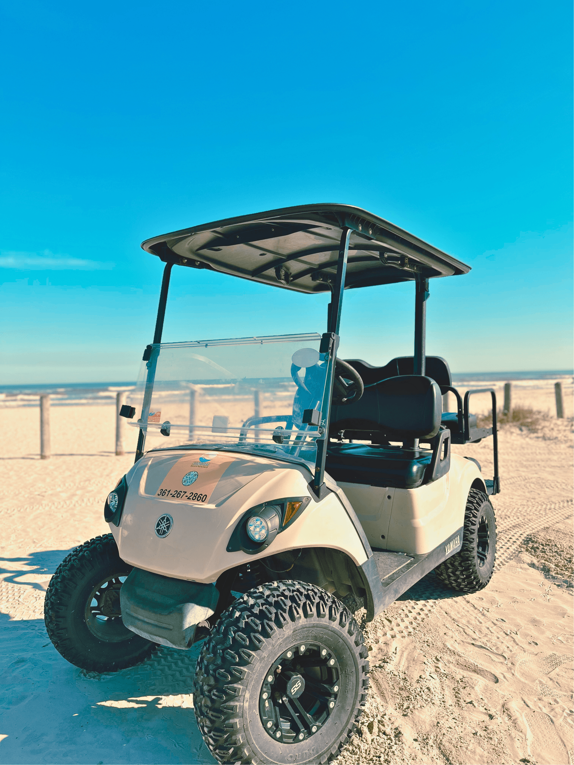 Beach Cart Rentals at Sandbar Beach Rentals, Port Aransas