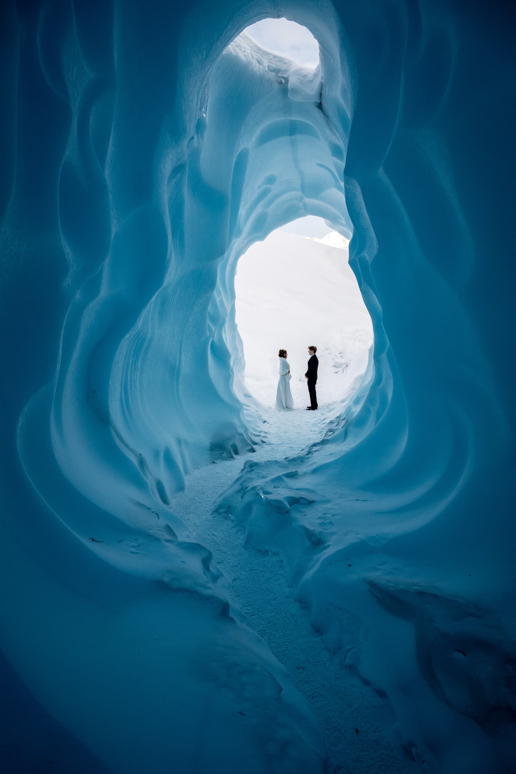 Private Glacier Elopement with Sheep Mountain Air in Chickaloon AK