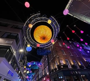 Festive Lights in London with Terrific Tours London