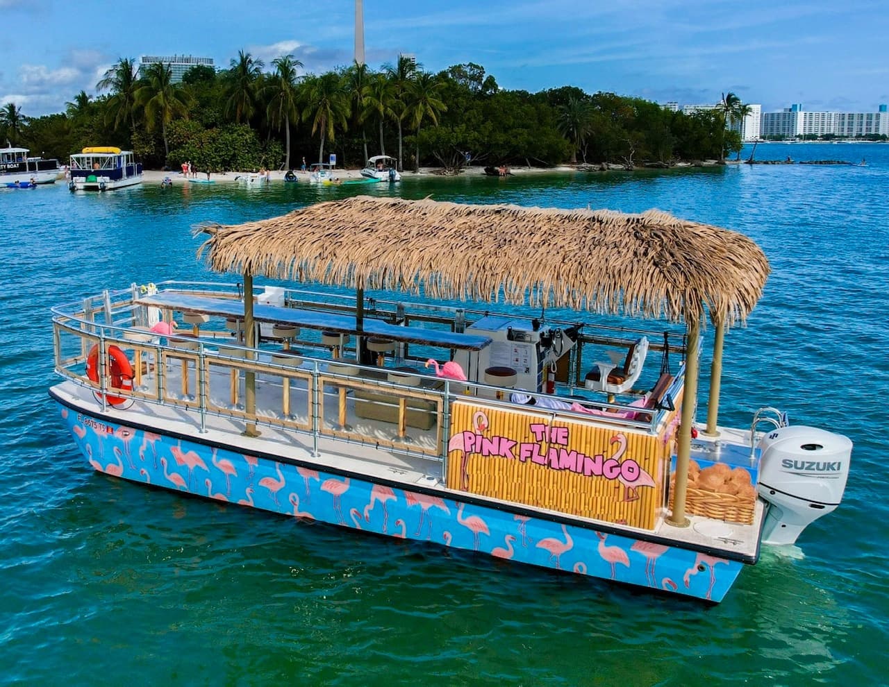 Cruise the Miami River: The Pink Flamingo Tiki Half-Day Adventure