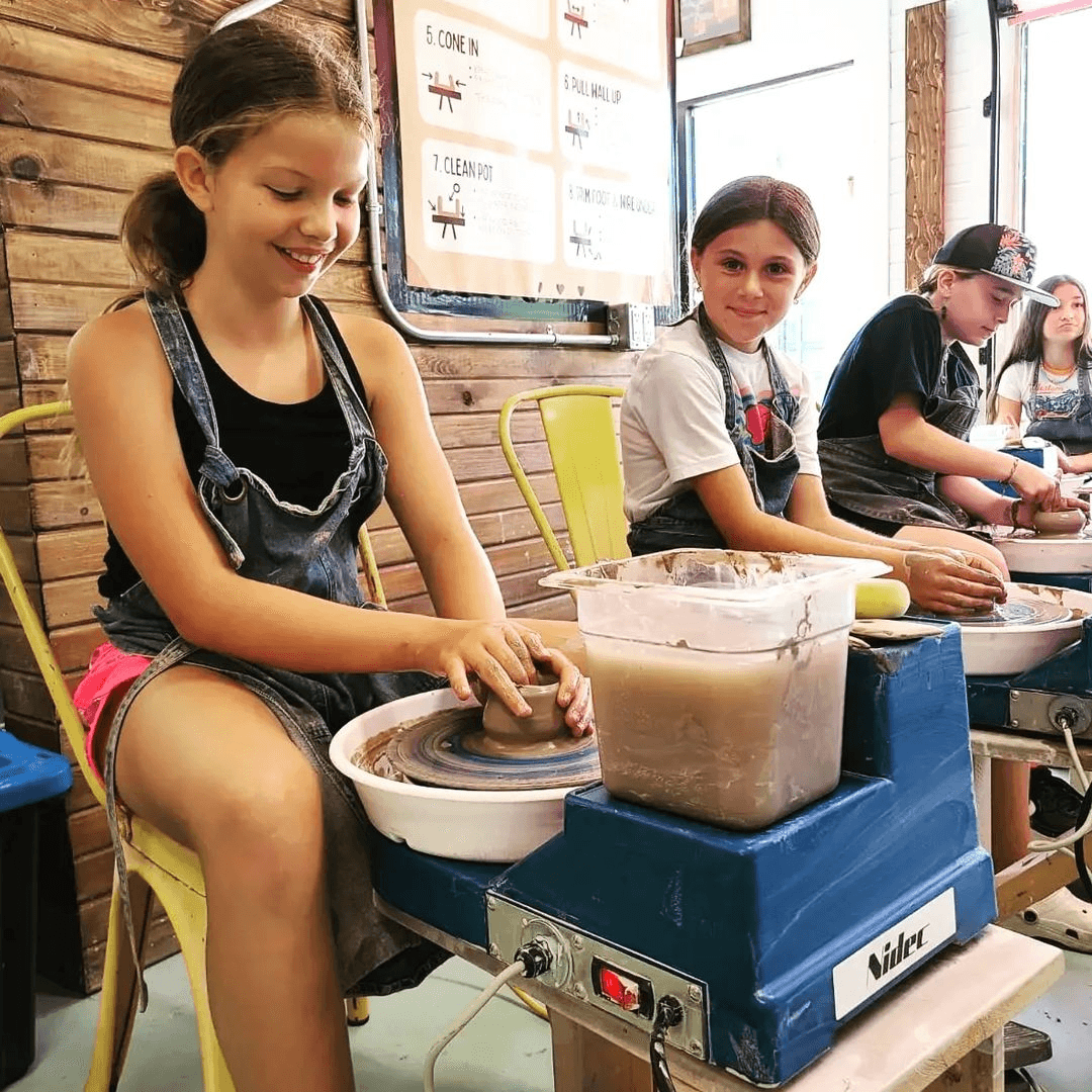 Kids Art & Clay Program at Urban Surf & Sketch Pottery