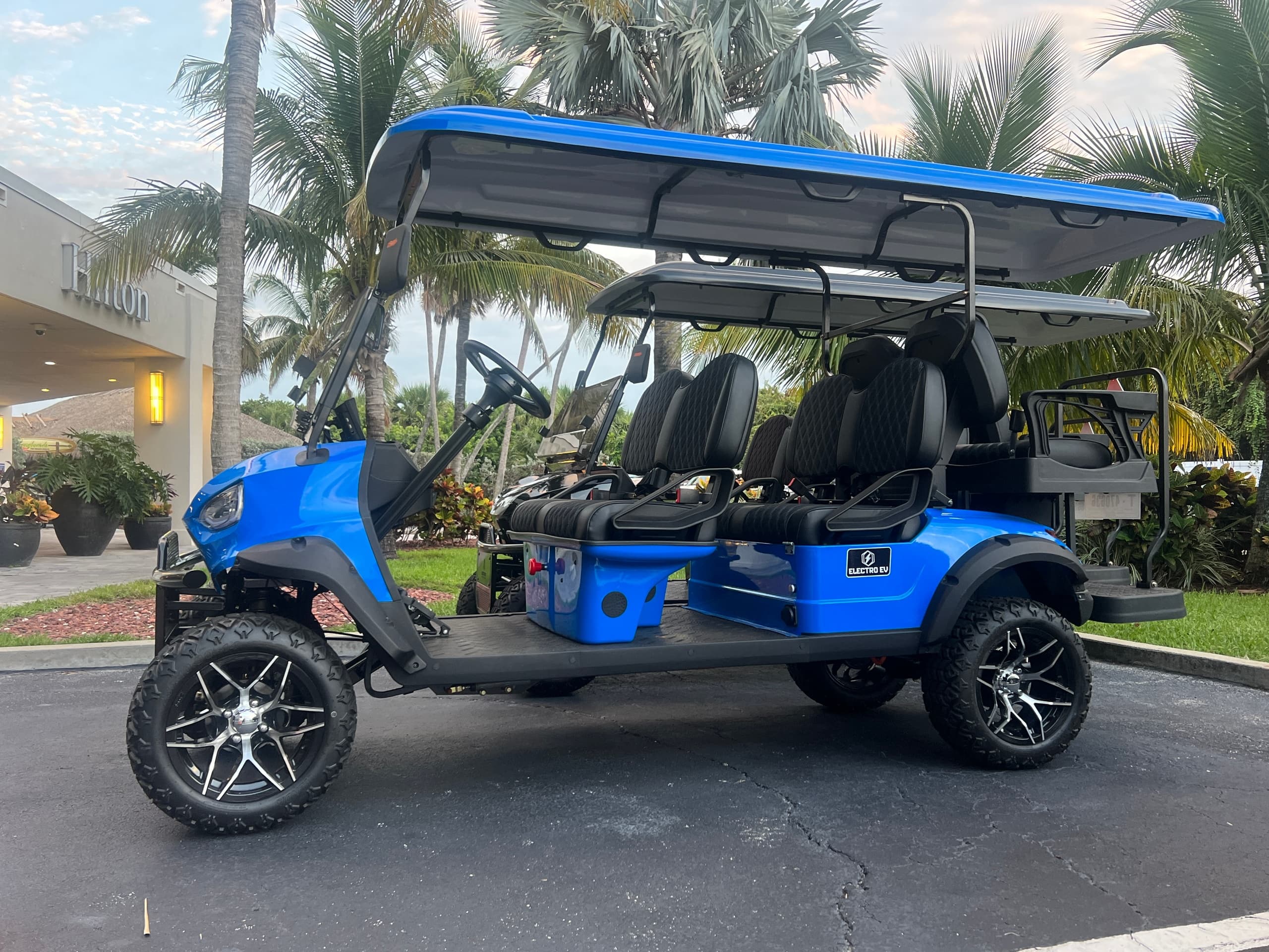 Full-Day (8-Hour) Golf Cart Rental | Boat Tour in Cocoa Beach, Florida