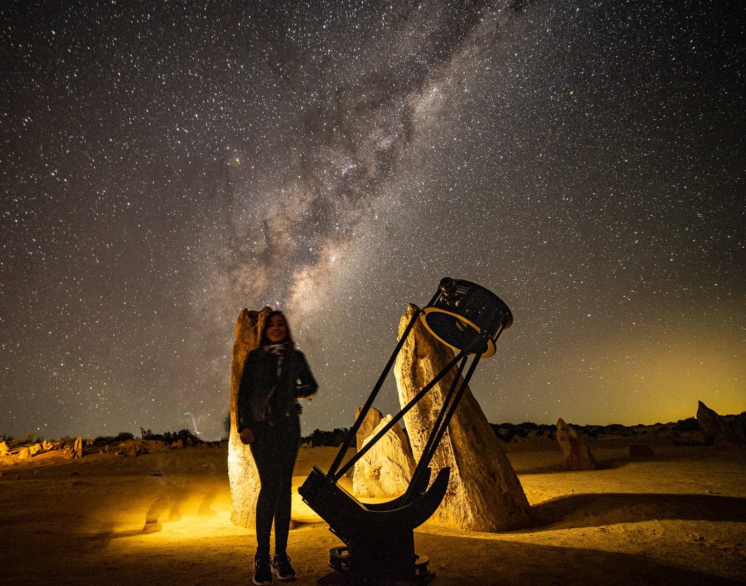 Pinnacles Sunset Dinner & Stargazing with Lumineer Adventure Tours