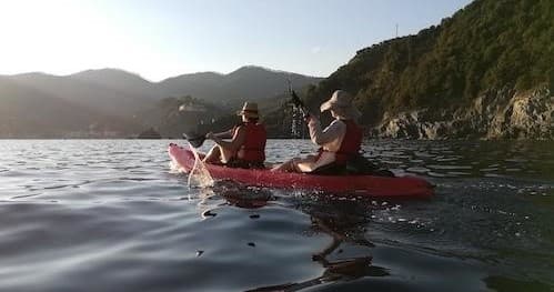 Water Activities: Cinque Terre Sunset Kayak & Wine Tour by OutBe