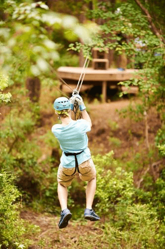 Ziplining Thrills with Adventures Unlimited in Milton, FL