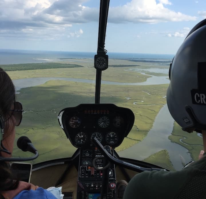 Scenic Folly Beach Helicopter Tour in Johns Island, SC