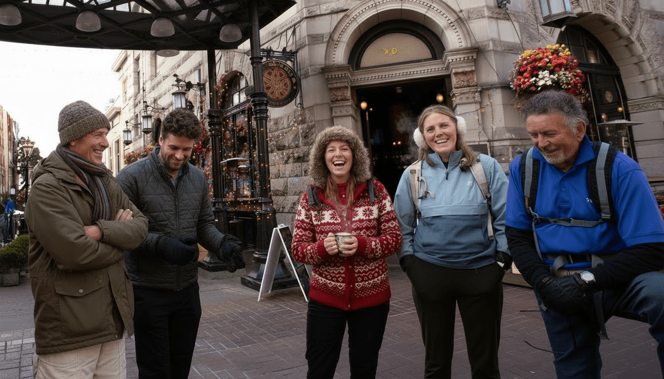Christmas Movie Stroll: Victoria's Chinatown, Old Town & Downtown