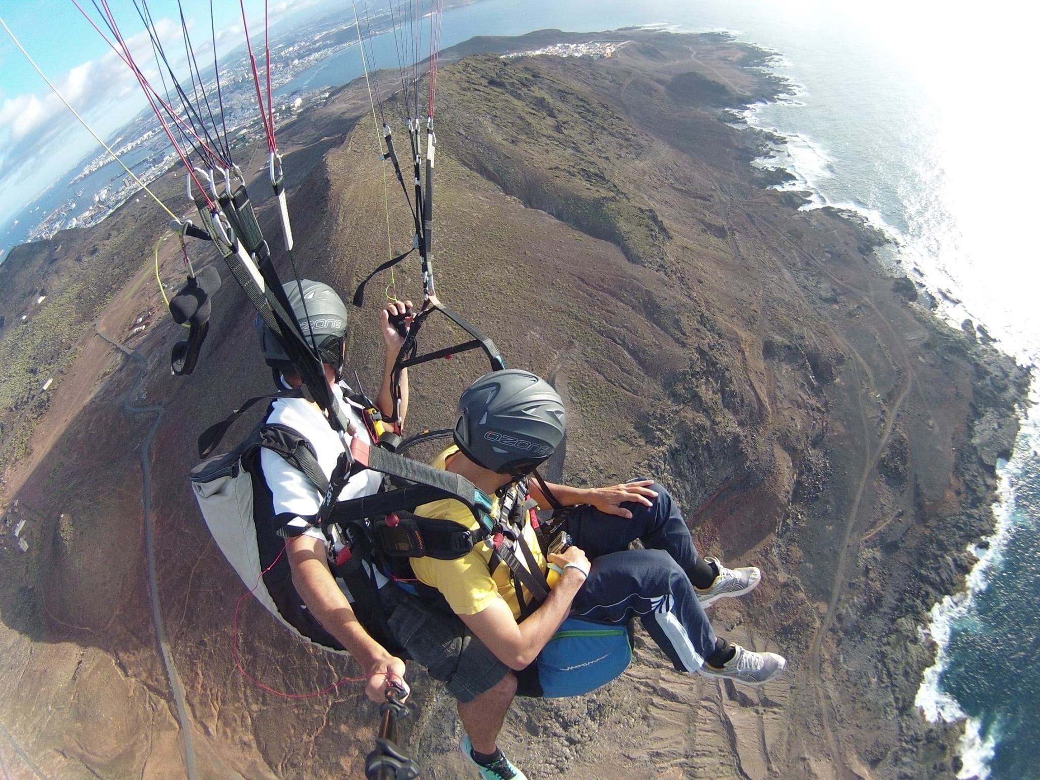 Tandem Paraglide and Banana Farm Tour in Telde, Gran Canaria photo 1