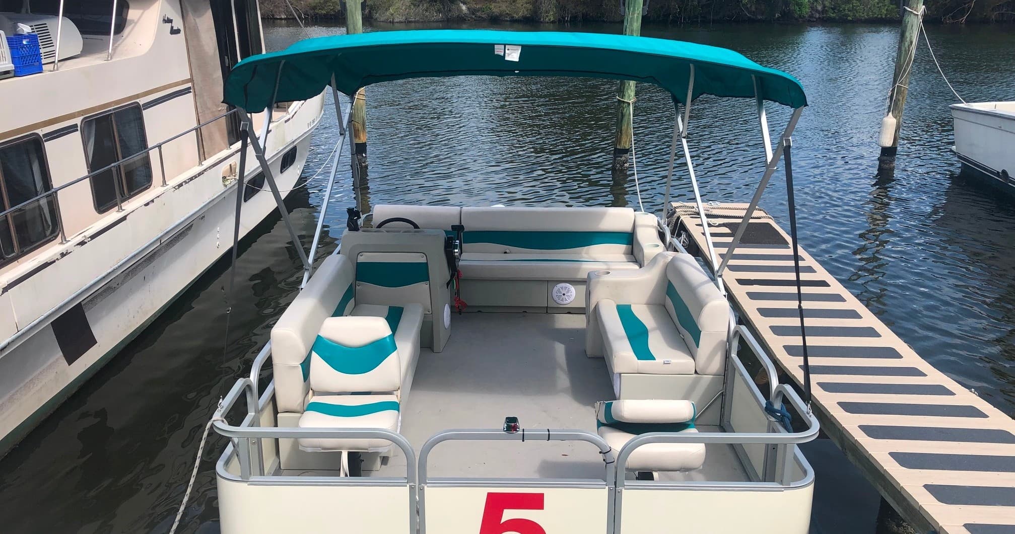 7 Passenger Pontoon Rentals in Merritt Island, Florida