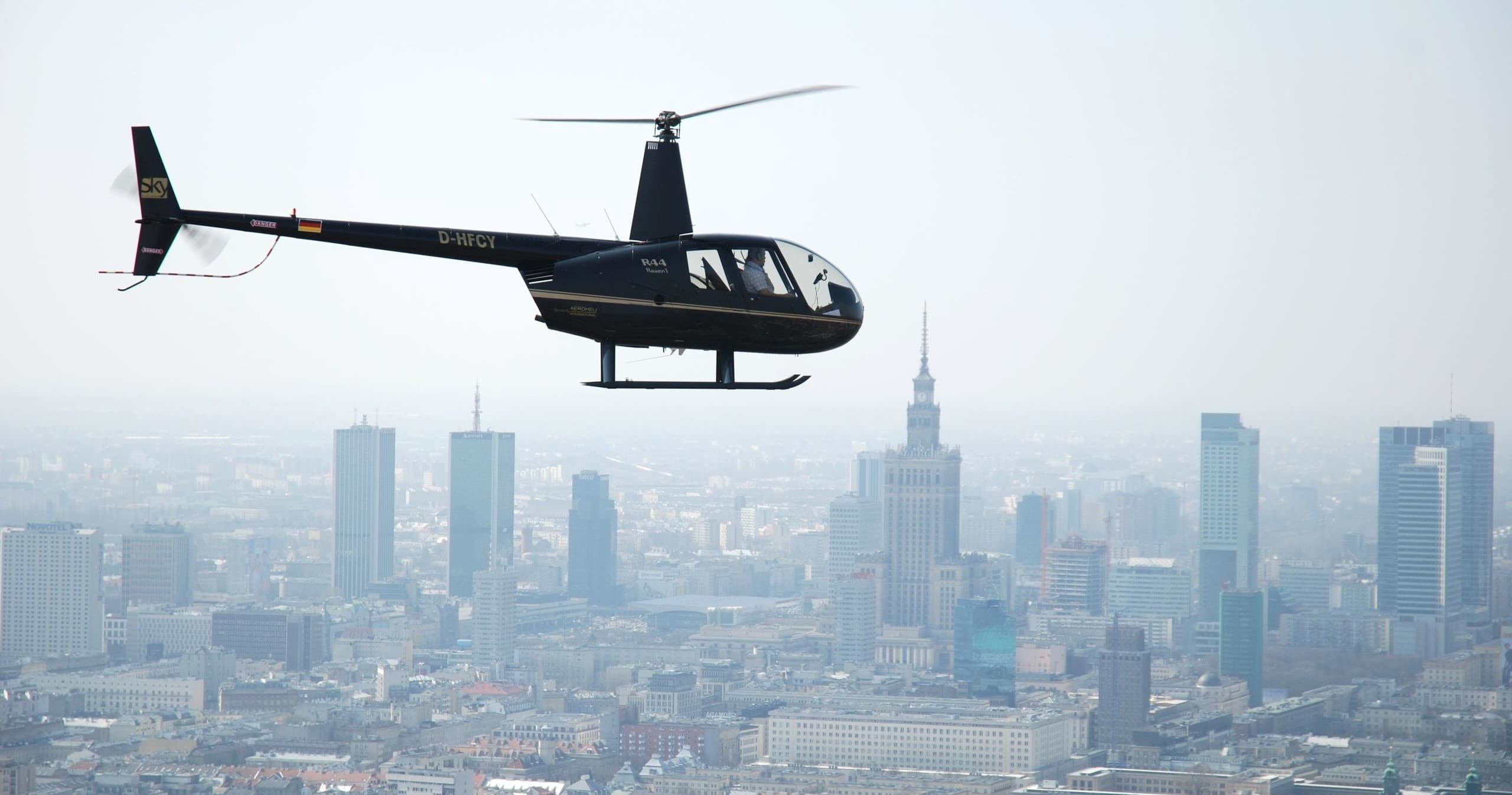 Helicopter Flights over Warsaw with AB Poland Travel