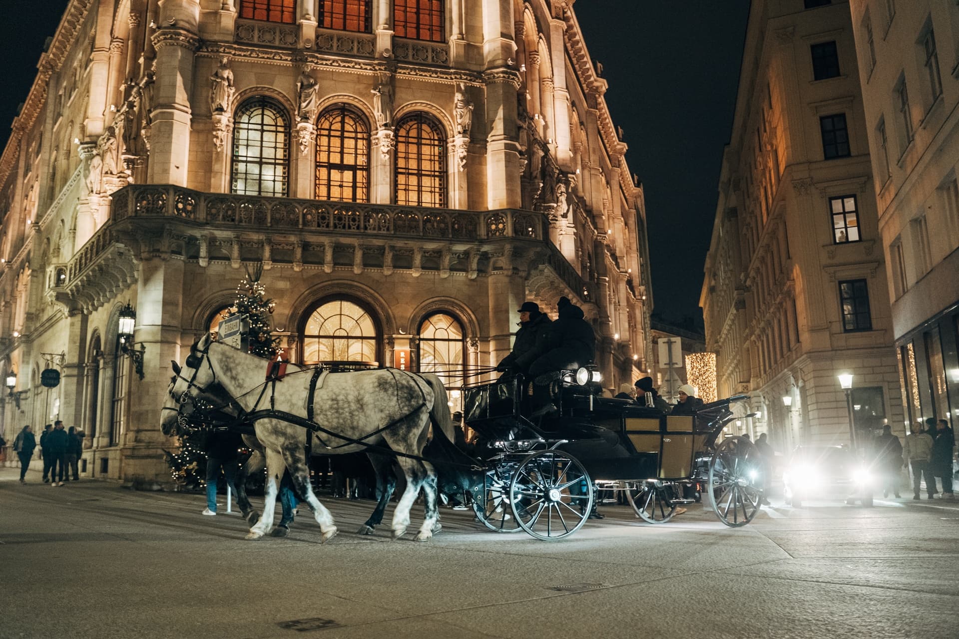 Experience Vienna’s Christmas Magic with a Cozy Fiaker Ride