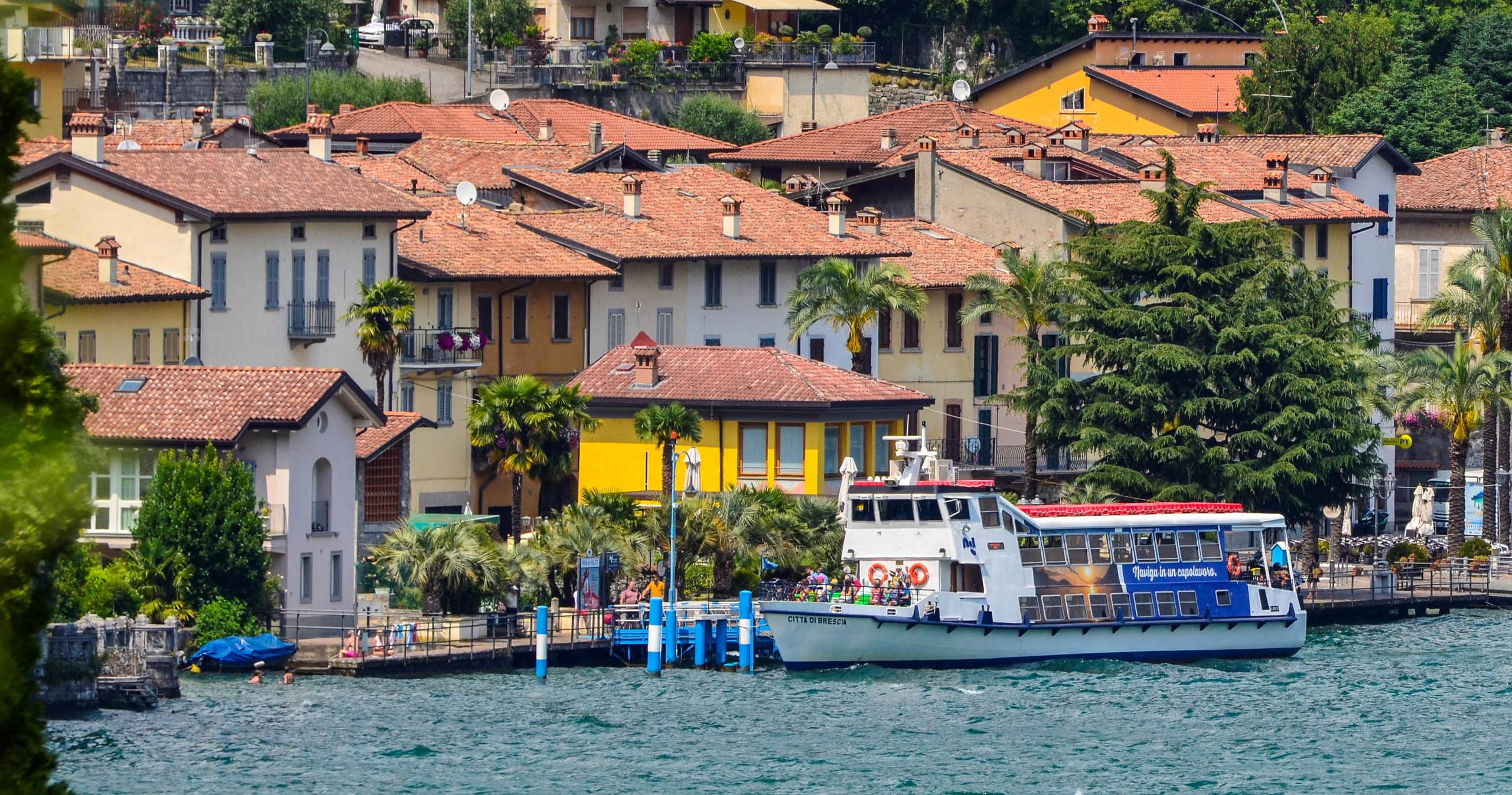 Water Activities: Da Riva di Solto to Monte Isola with Navigazione Lago D'Iseo