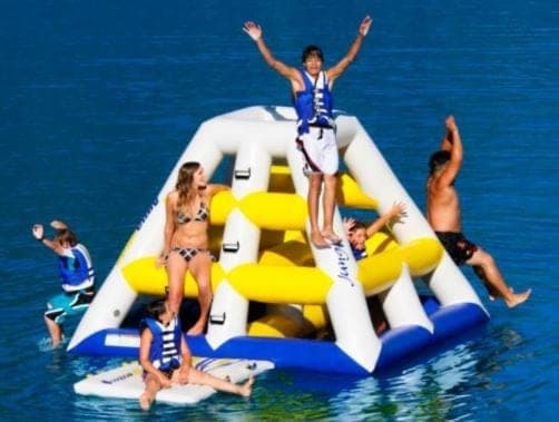 Water Activities: Water Jungle Gym Rental at Sebago Lake