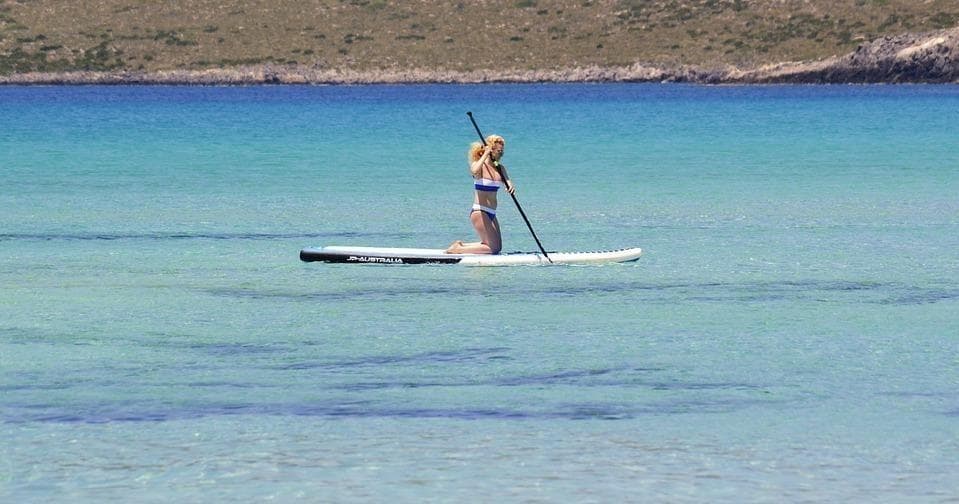 Stand Up Paddleboarding with Ray’s Rental in Mission Beach, San Diego