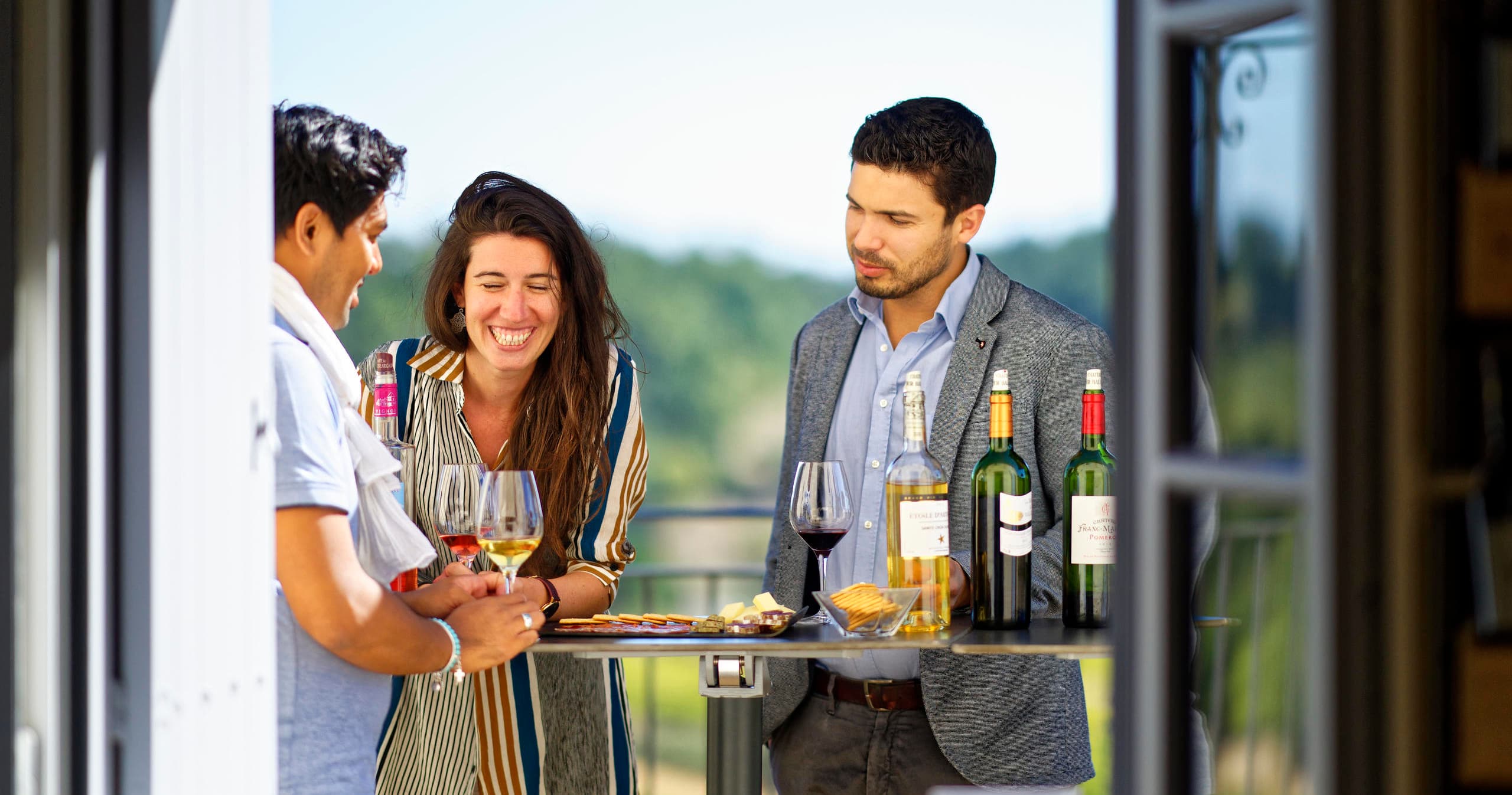 Wine & Charcuterie Tasting at Chateau la Croizille in Saint-Laurent-des-Combes