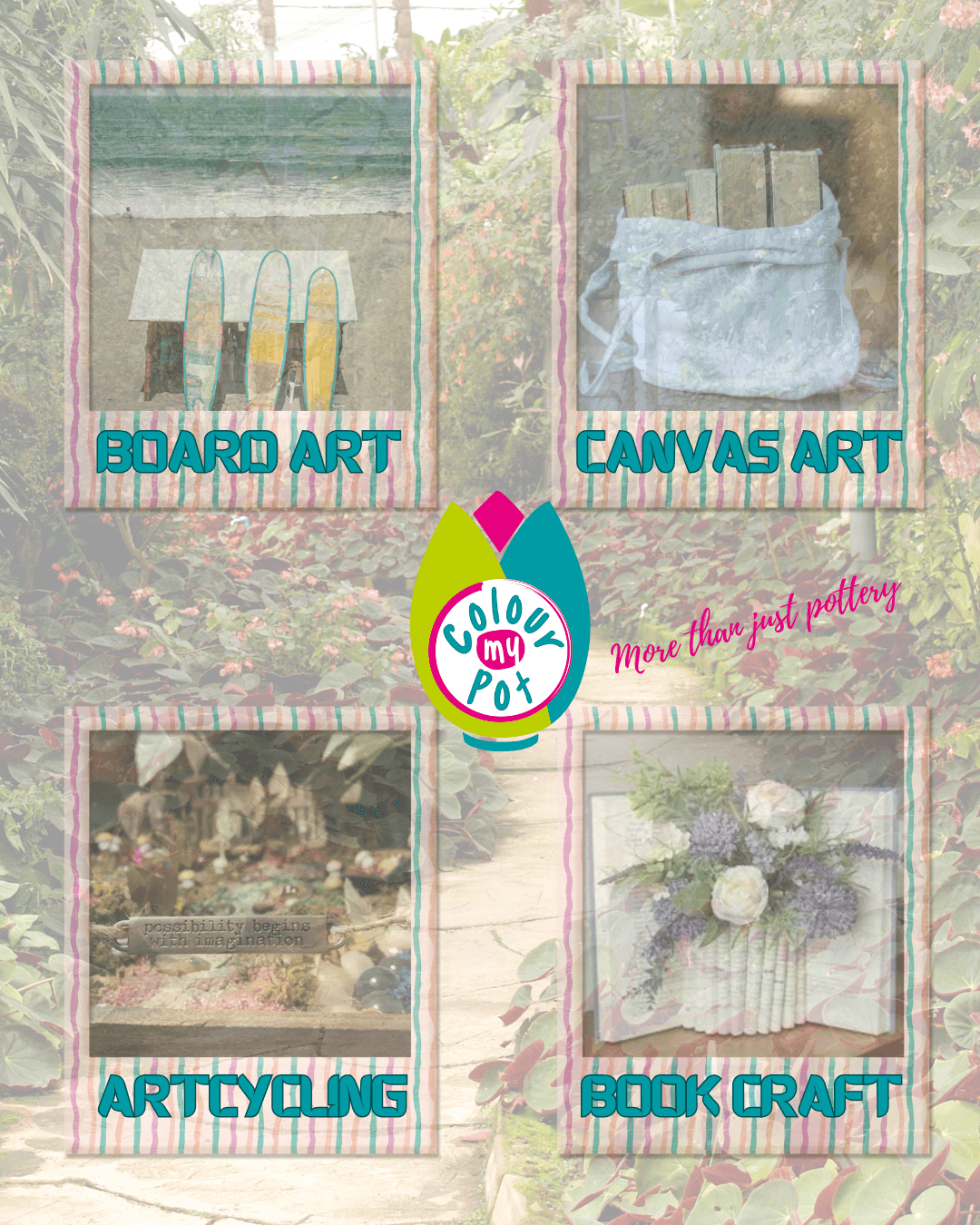 Creative Theme Day Workshops at Colour My Pot in Cleveland