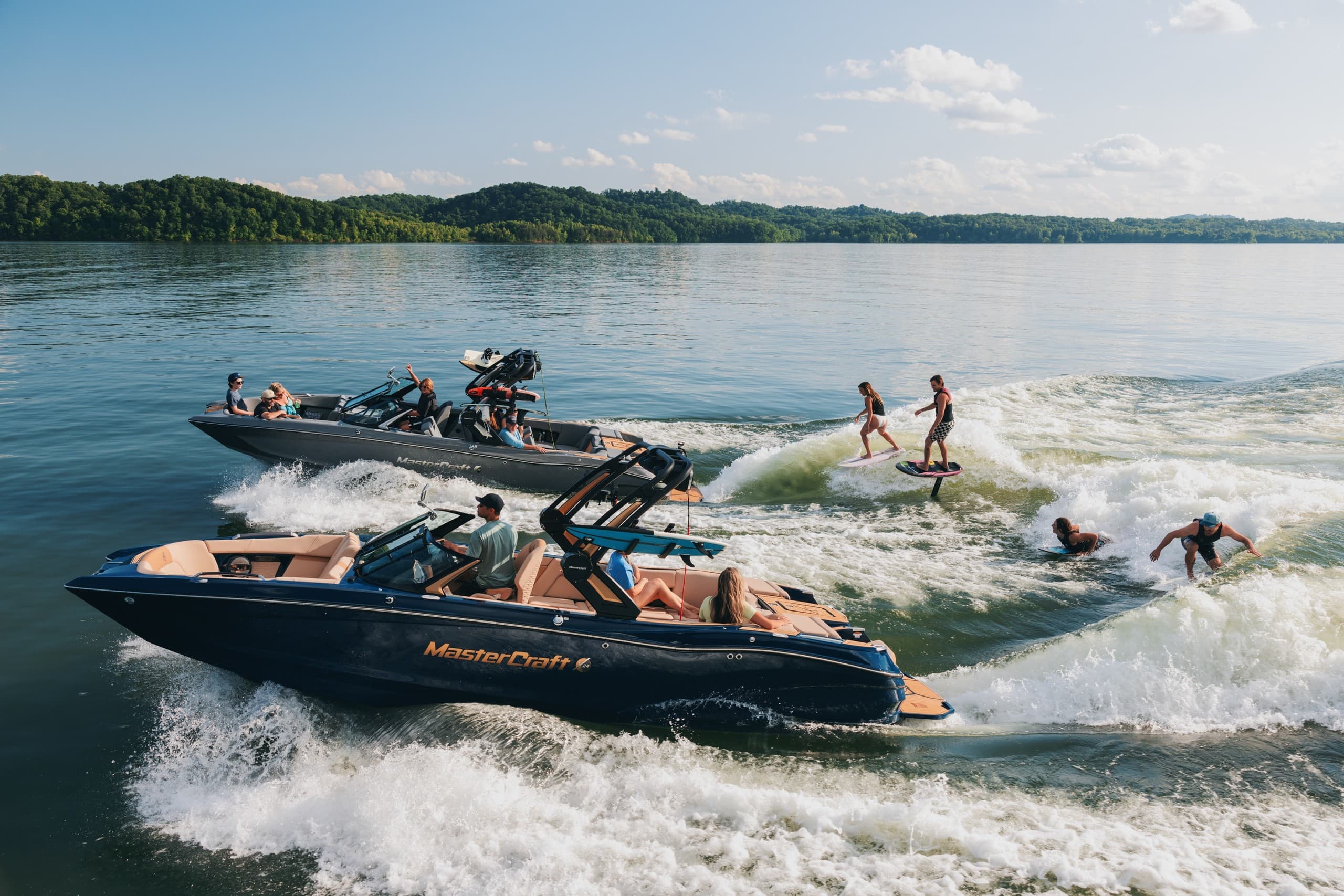 Private Wakeboat Trip on Lake Hopatcong | Group Wakesurfing & Boat Charter