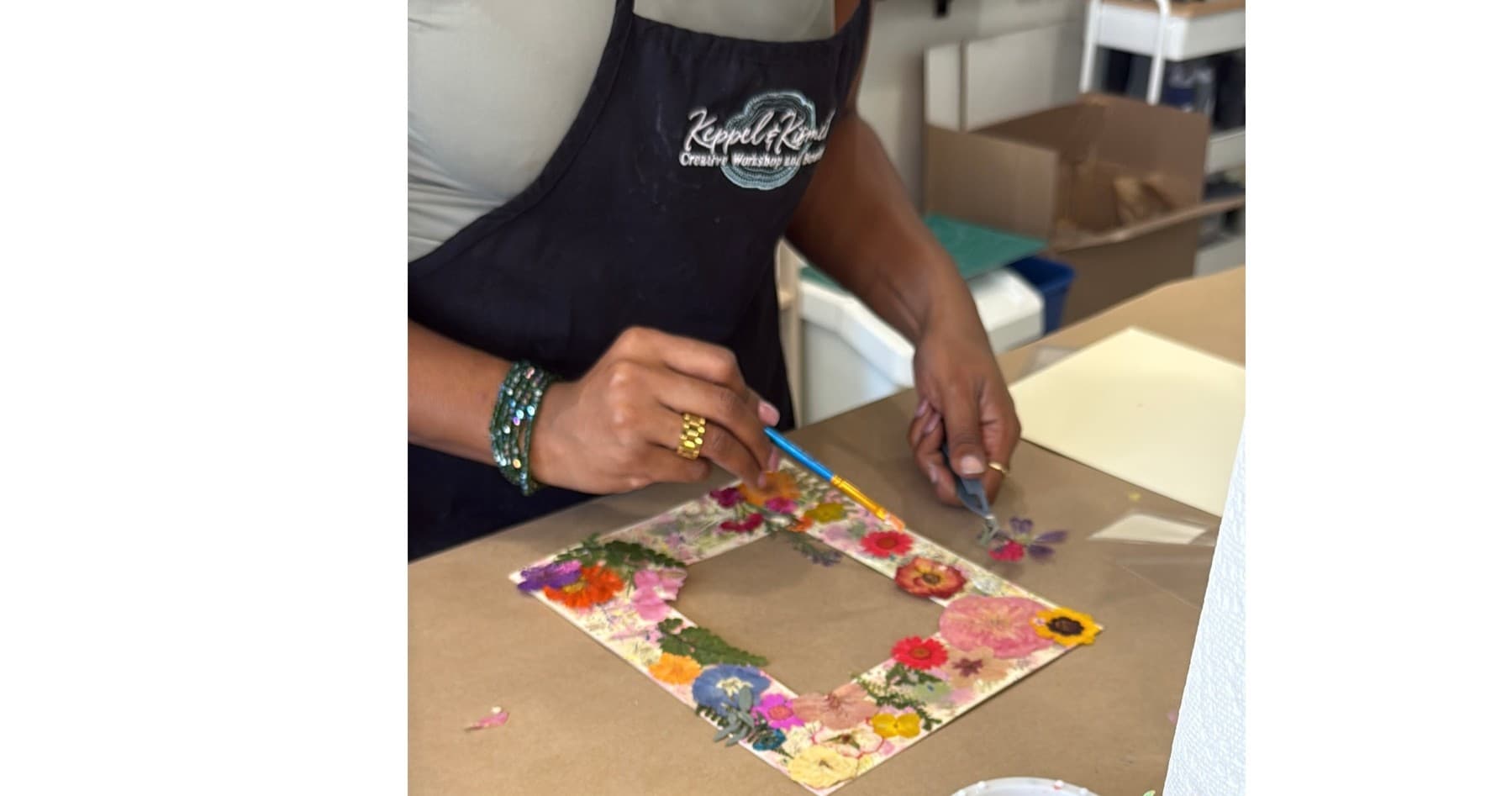 Framed Pressed Flowers Workshop: DIY Botanical Frames in Baltimore photo 3
