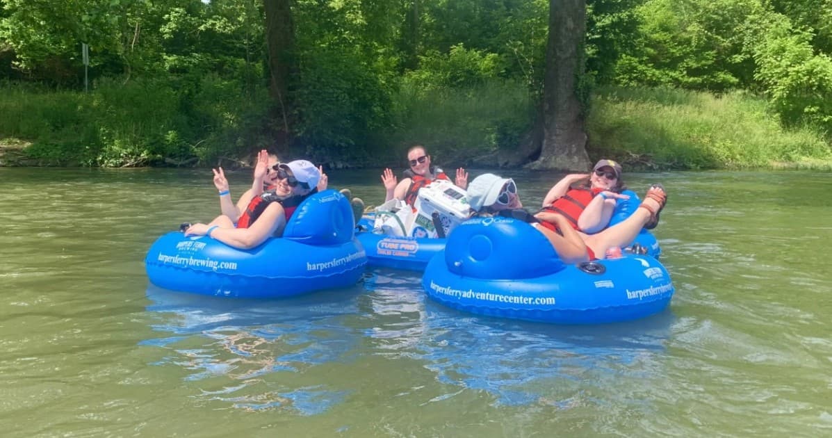 Flat Water Tubing on the Shenandoah River in Harpers Ferry
