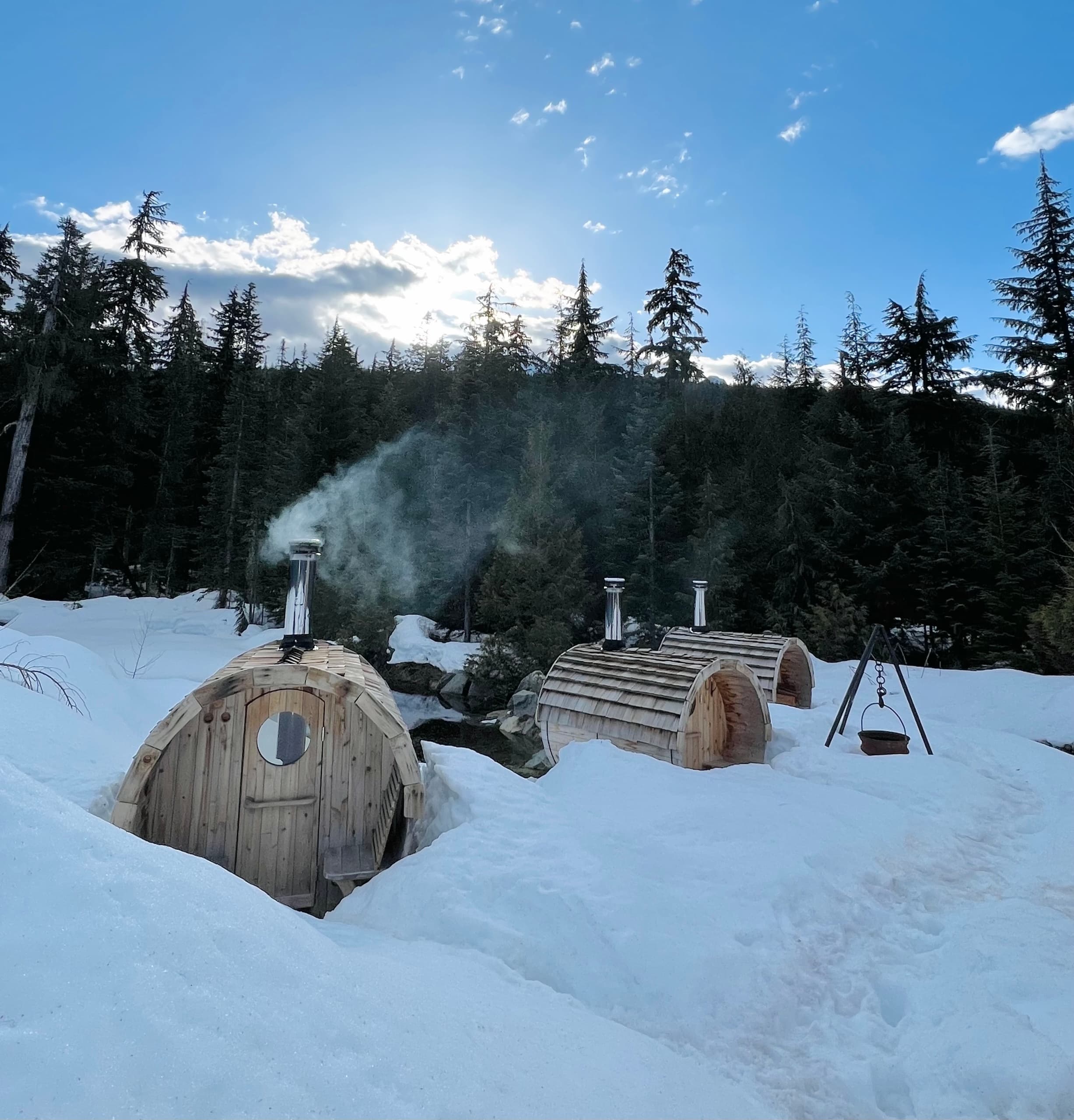 Winter Wilderness & Sauna Adventure with Canadian Wilderness Adventures