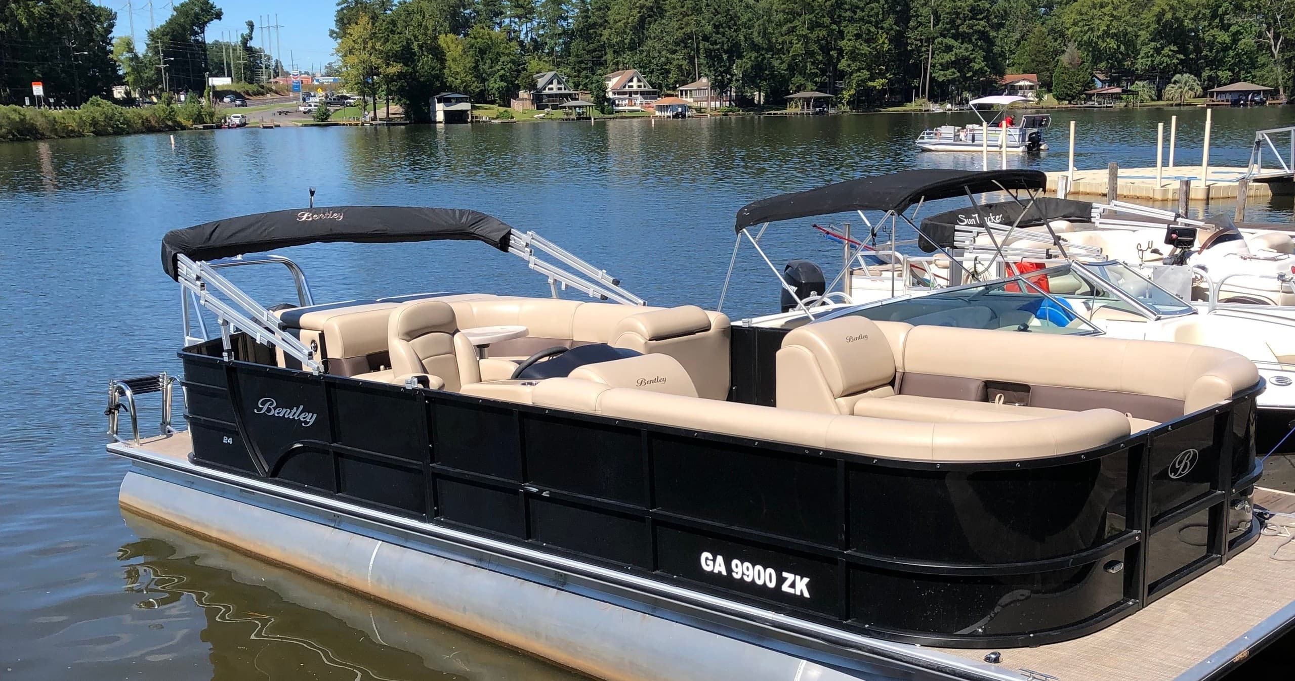 Pontoon Boating on Lake Sinclair with Sunset Marina & Inn