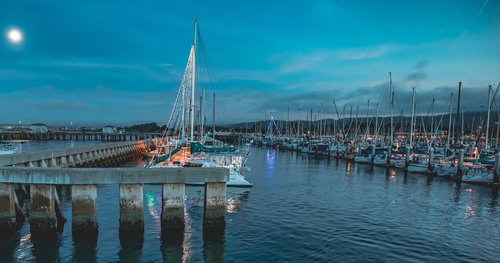 Lighted Boat Parade Cruise in Monterey, California