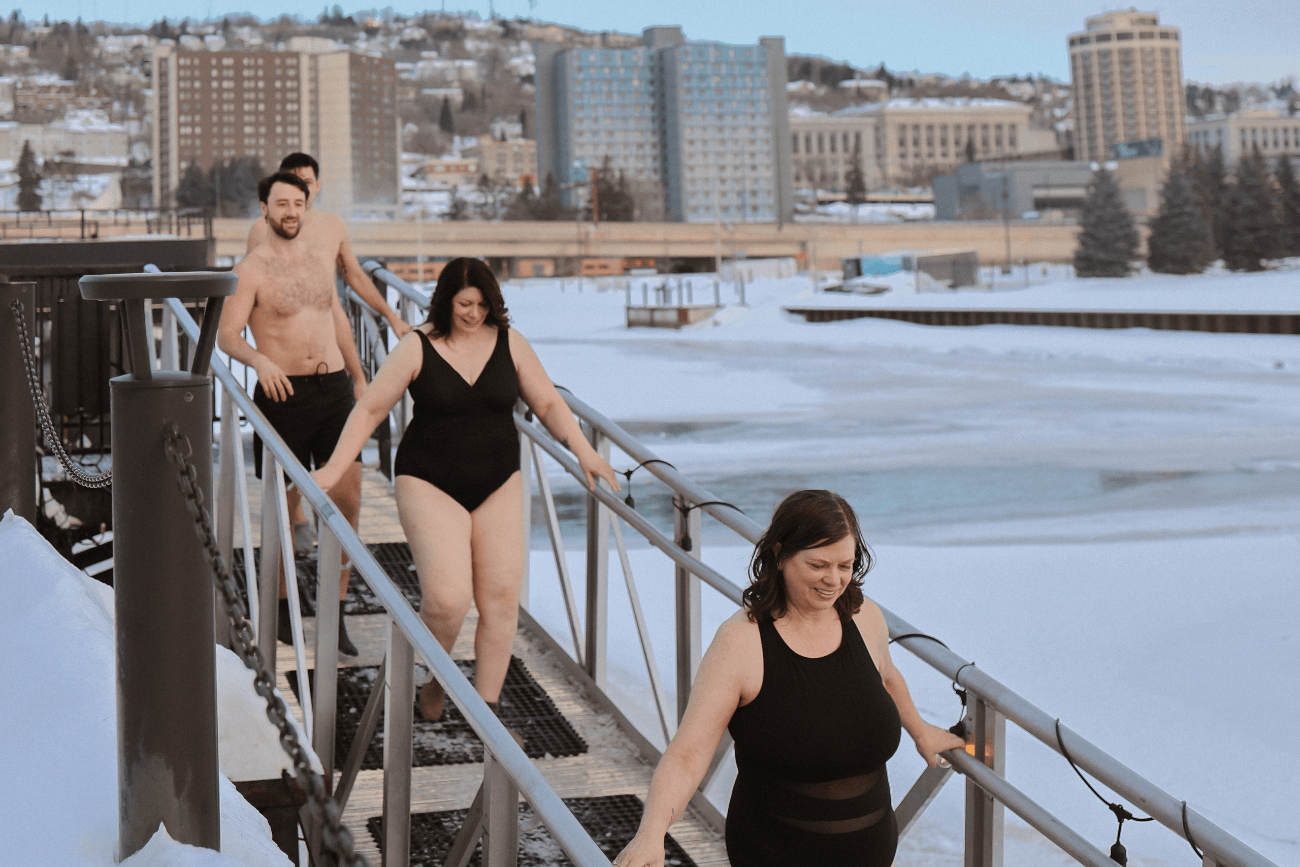 Community Cold Plunge Wellness at Cedar and Stone Sauna Duluth
