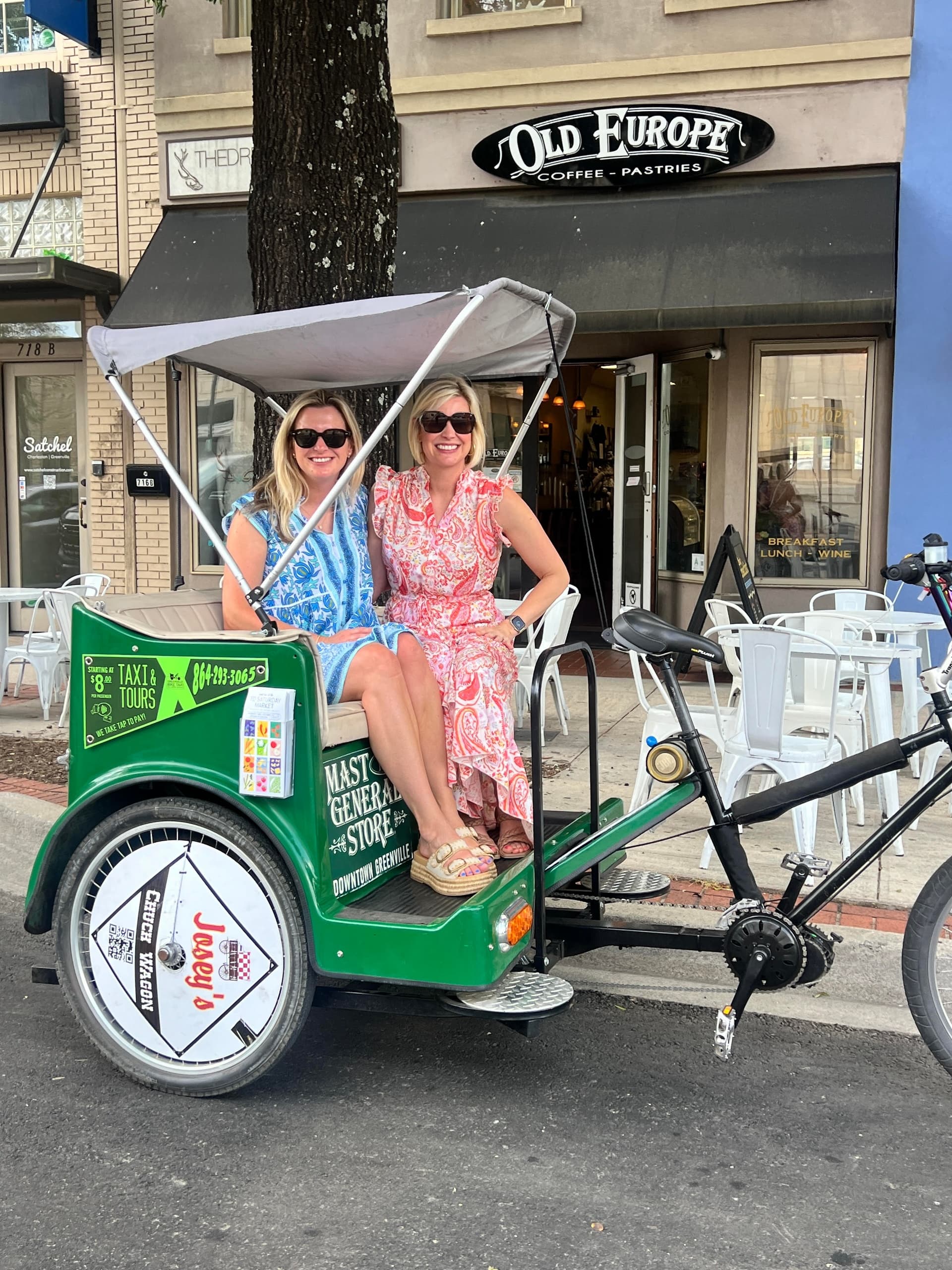 Sip and Cruise: Exploring Greenville’s Downtown Wine Scene by Pedicab